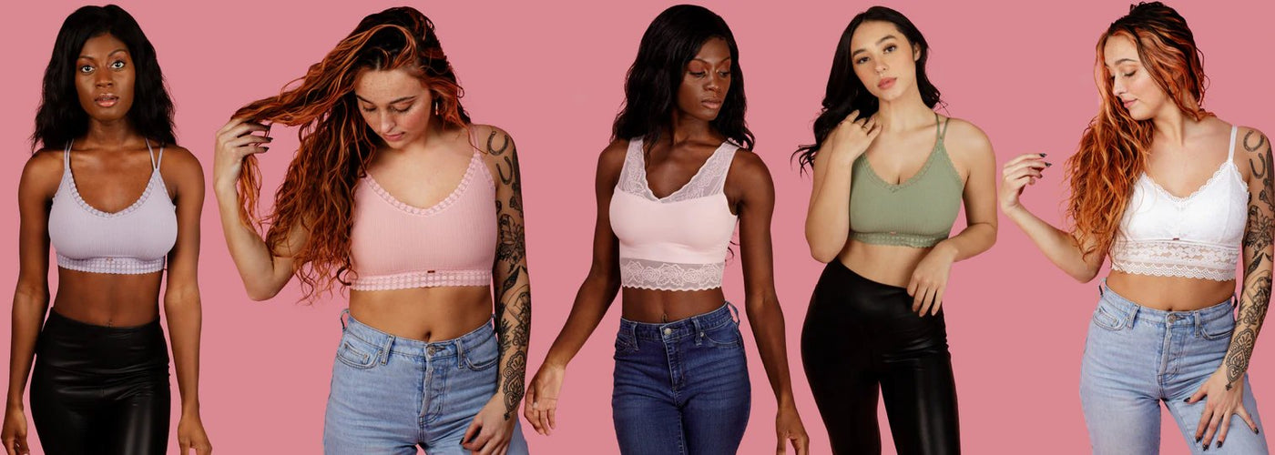 Bralettes, Bras, Comfy, Soft Lace, Stretchy, Removable padding