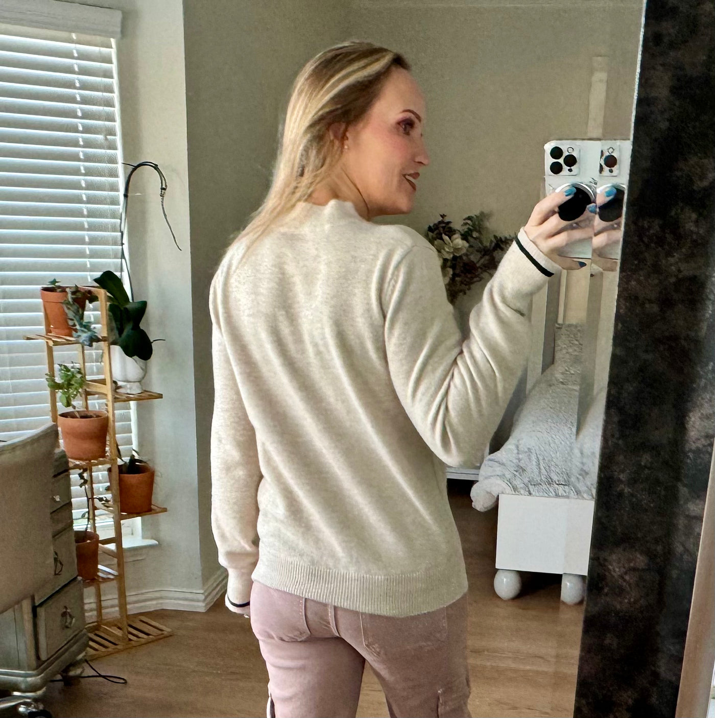 CIAO Dropped Shoulder Sweater