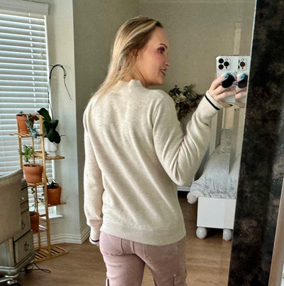CIAO Dropped Shoulder Sweater
