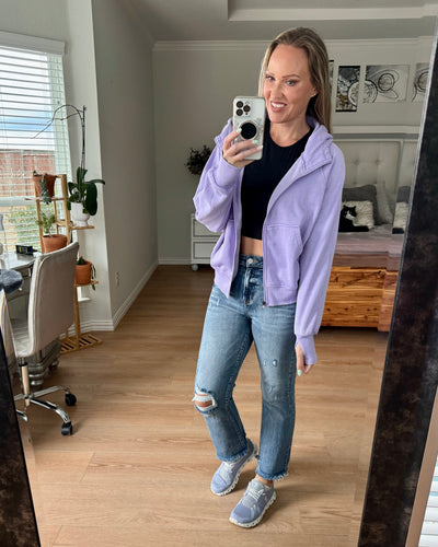 Taylor Full Zip Ash Wash JadyK Hoodie