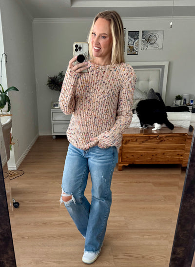 Miley Dot open back sweater