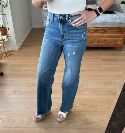 Tyra RISEN High Waisted Wide Leg Jeans