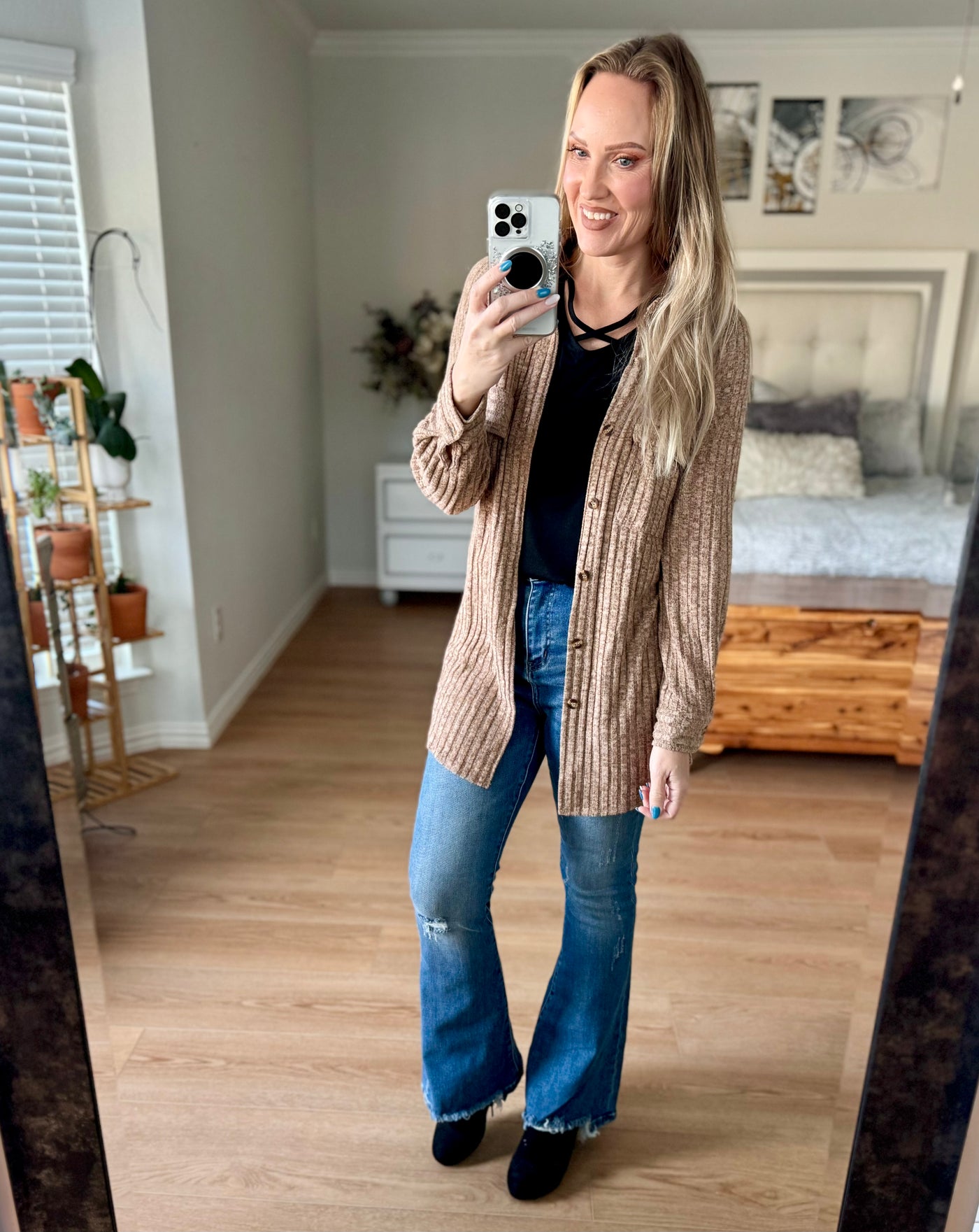 Brandi Crisscross Short Sleeve Top