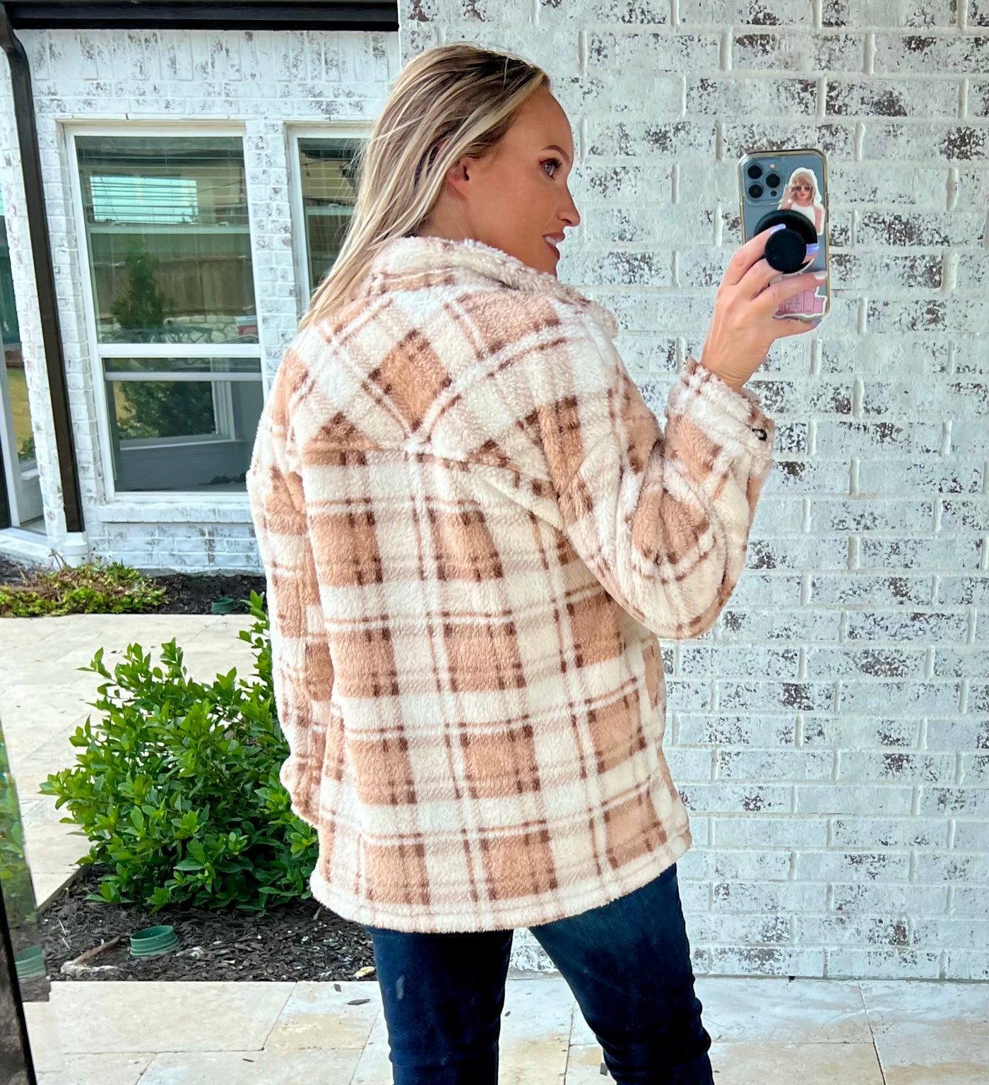 Paighton Plaid Soft Fleece Shacket