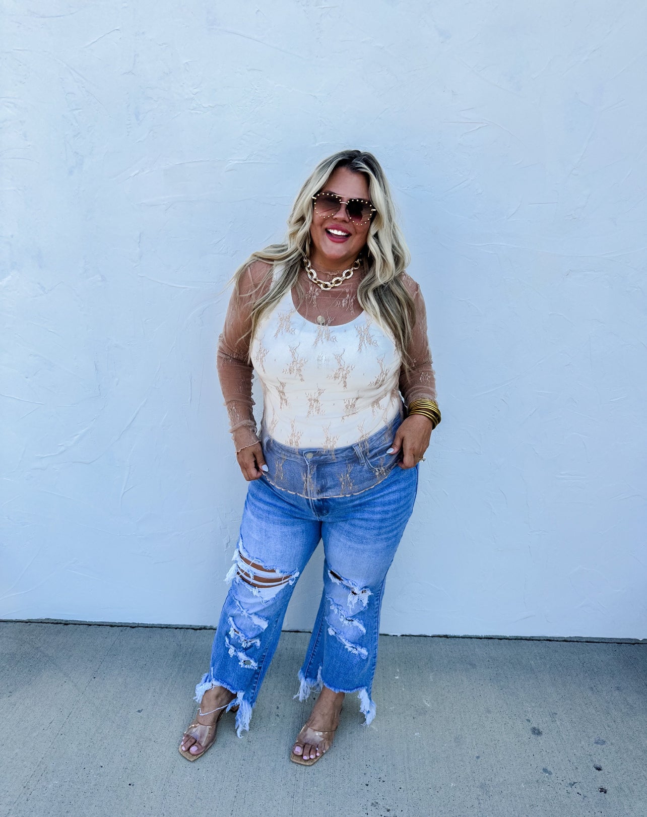 Roxy Sheer Top