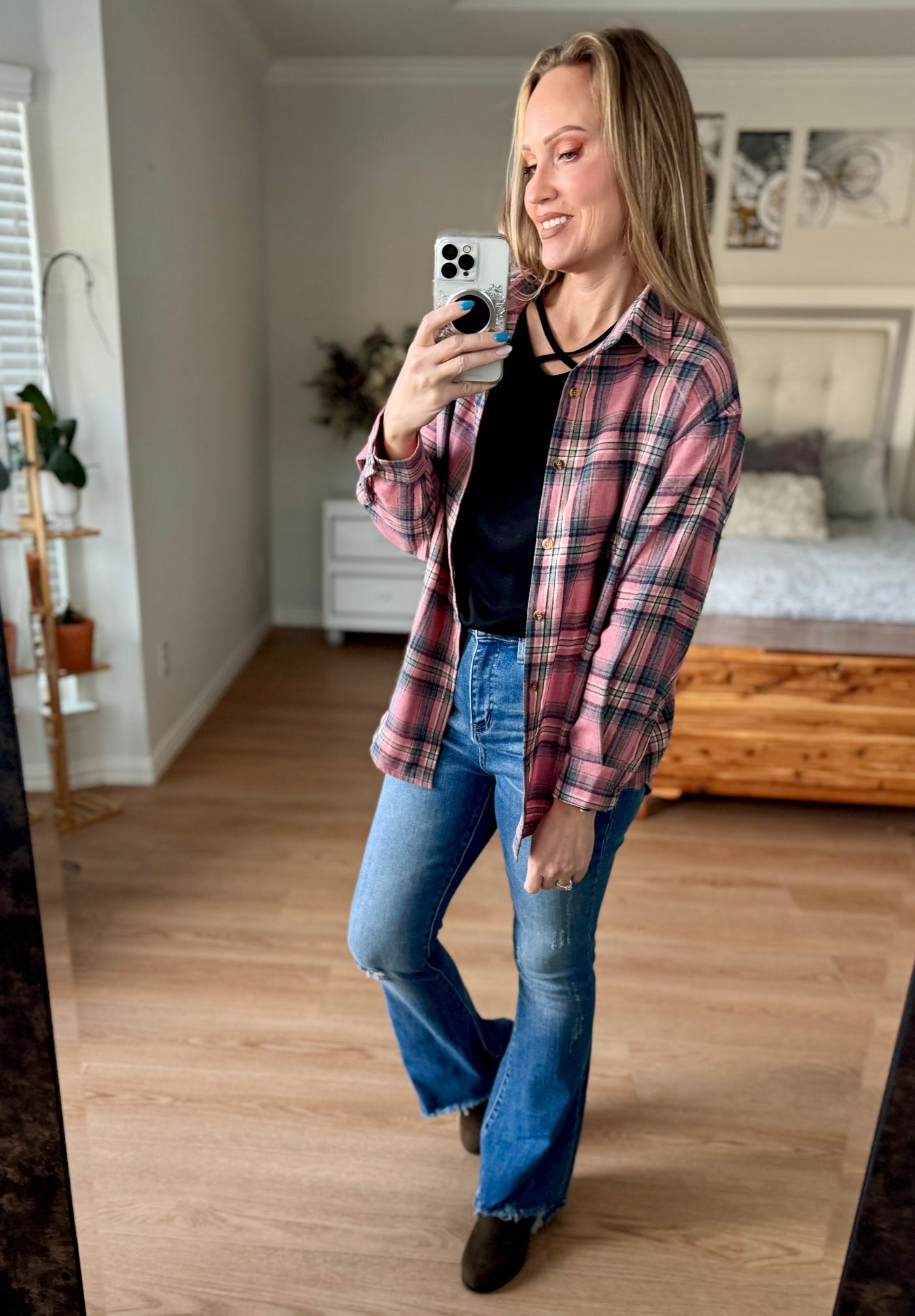Brandi Crisscross Short Sleeve Top