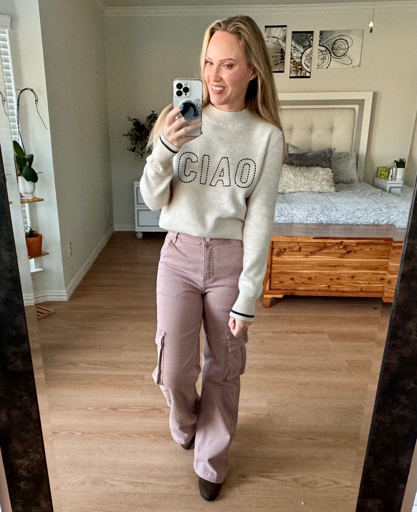 CIAO Dropped Shoulder Sweater