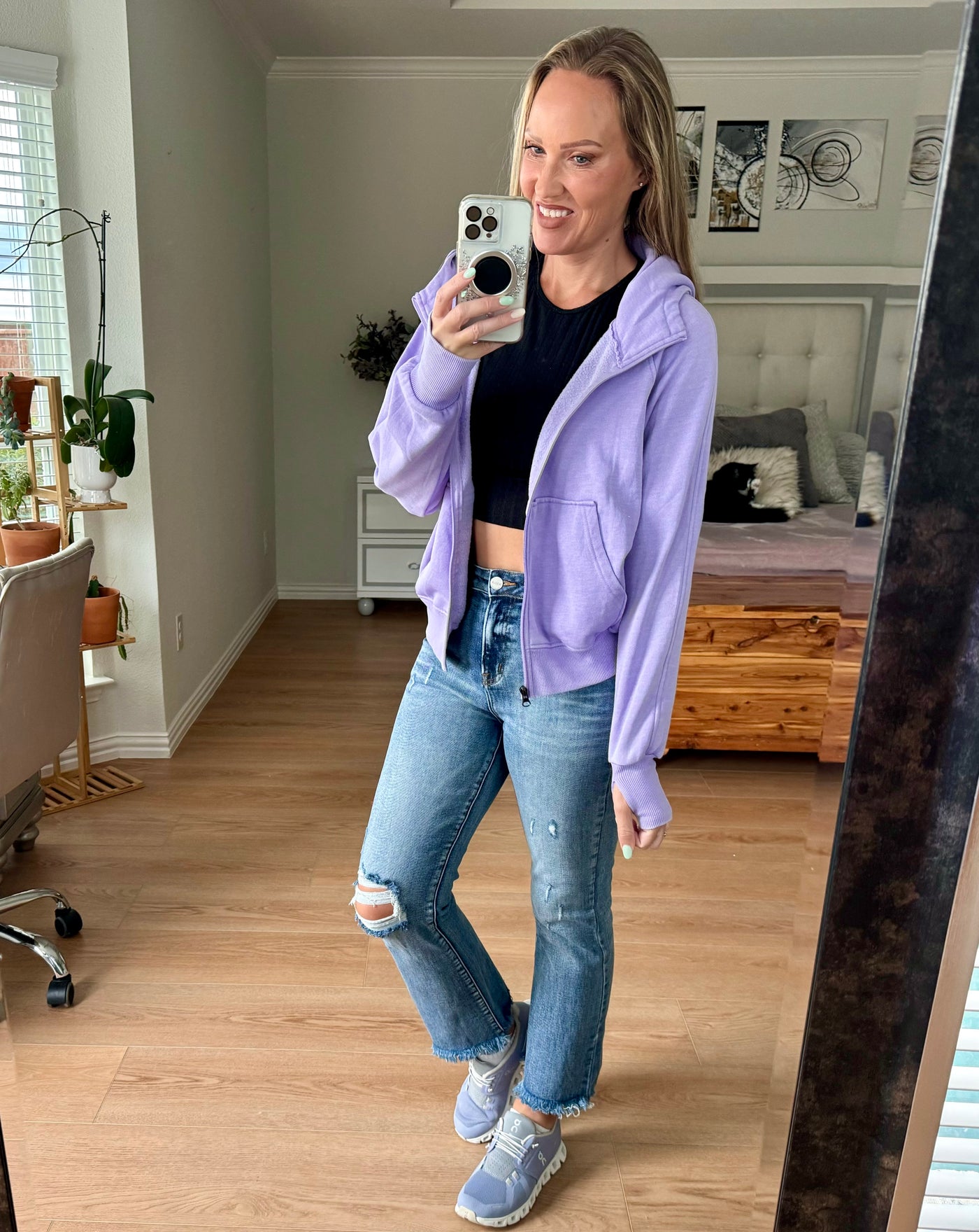 Taylor Full Zip Ash Wash JadyK Hoodie