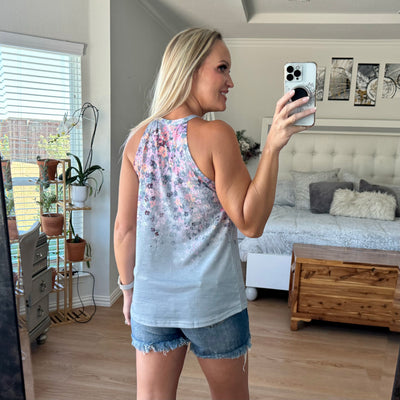 Penelope Floral Printed Sleeveless Tank