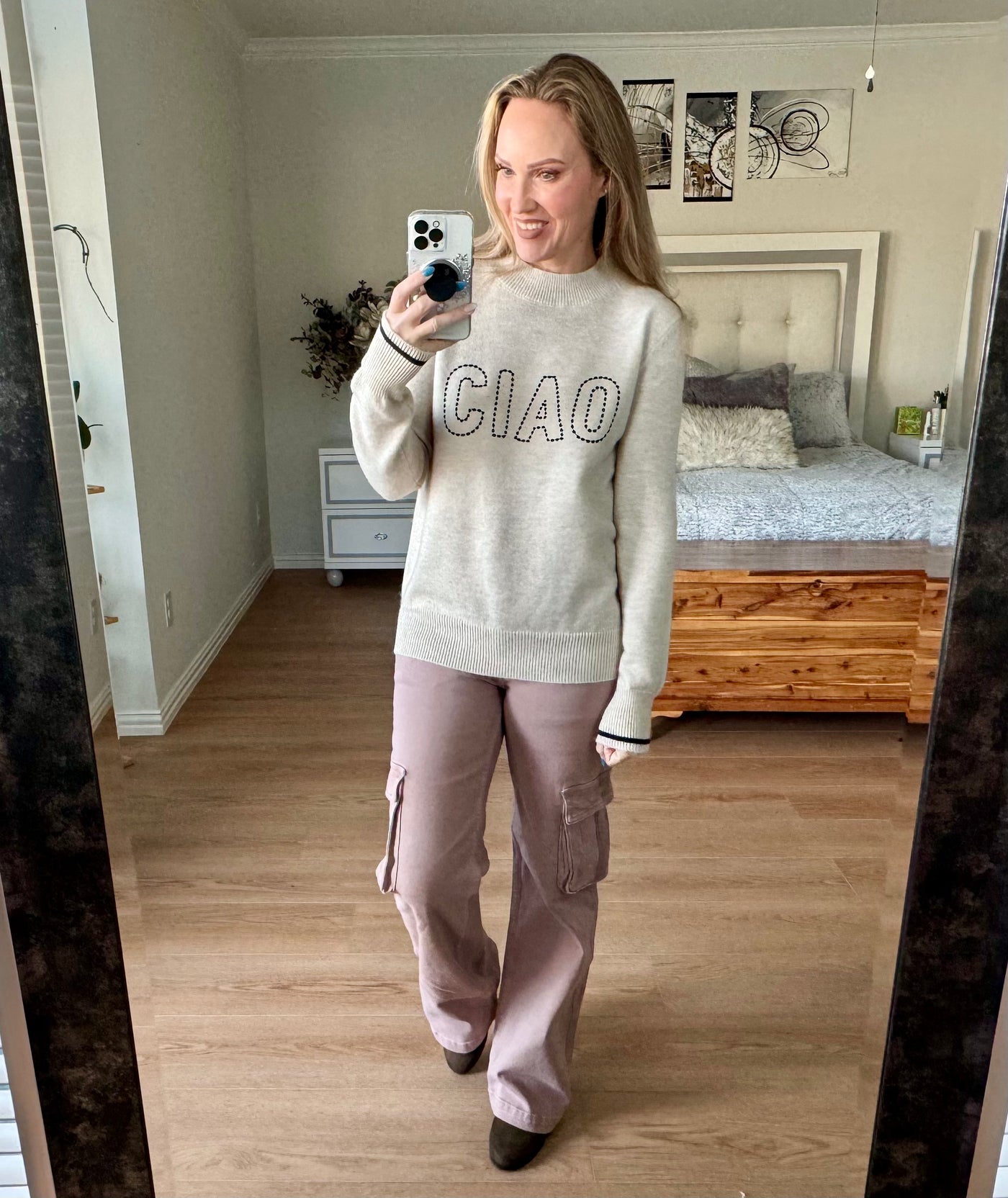 CIAO Dropped Shoulder Sweater