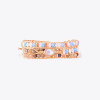 Bling Belles Opal Beaded Wrap Bracelet