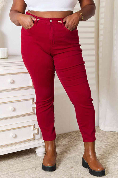Ruby Red Tummy Control Skinny Judy Blue Jeans