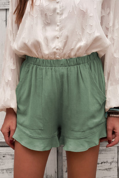 Raelle Ruffle Hem Shorts