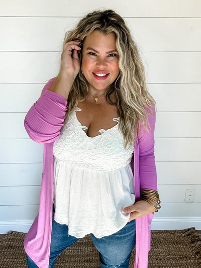 Sierra Ribbed Cardigan