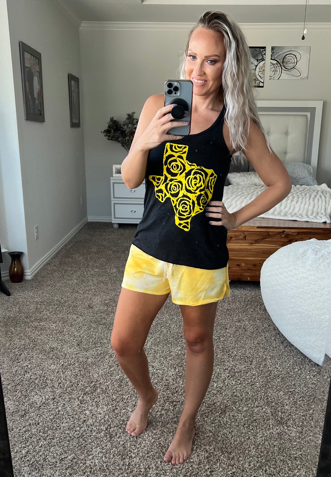 Yellow Rose of Texas Graphic Top