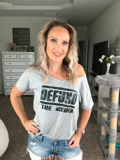 Defund the media tee