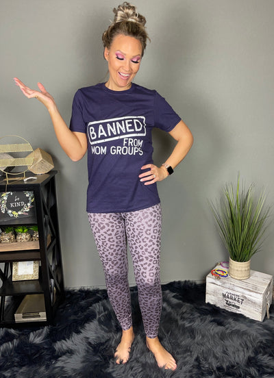 Banned From Mom Groups Graphic Top