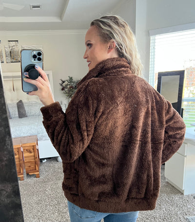 Cozy Teddy Zip Up Fleece