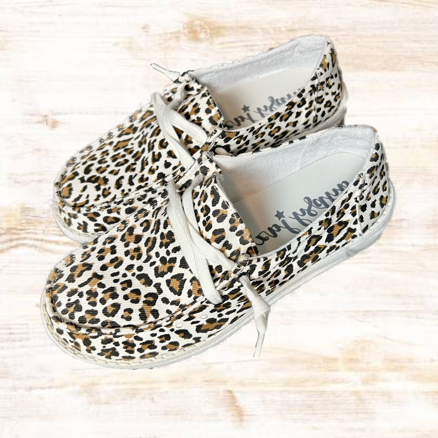 Gypsy Jazz Call me Maybe Cheetah Canvas Shoes