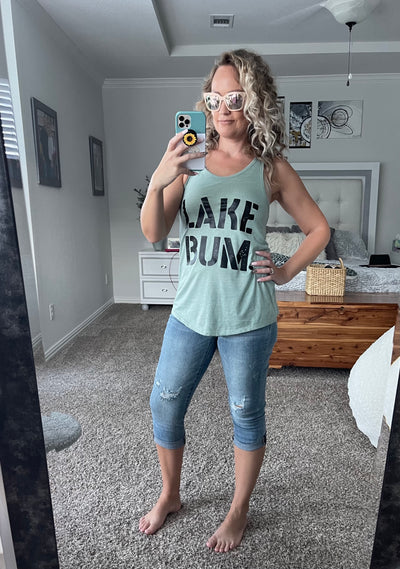 Lake Bum graphic top