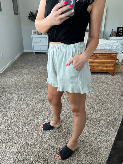 Raelle Ruffle Hem Shorts