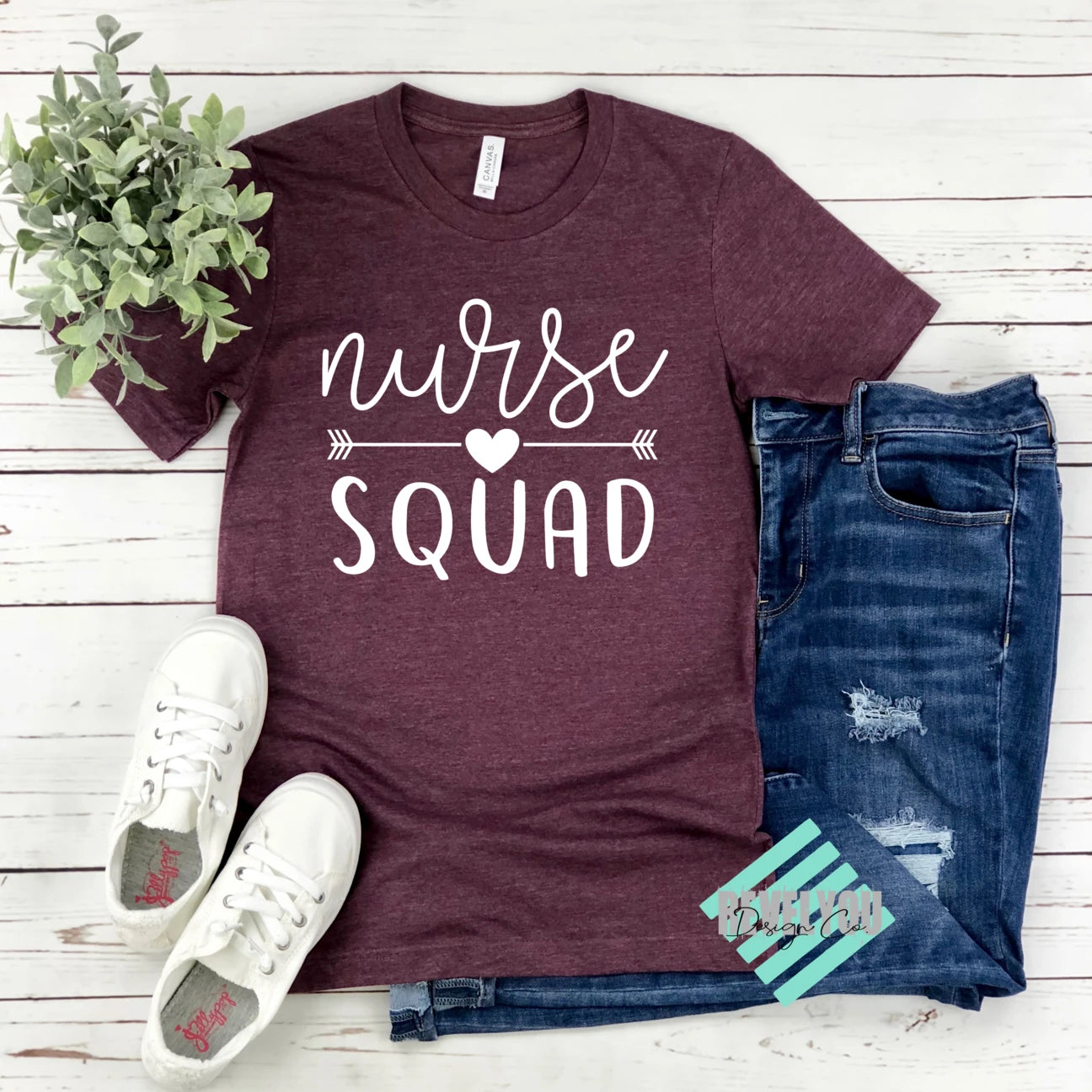 Nurse Squad Graphic Top