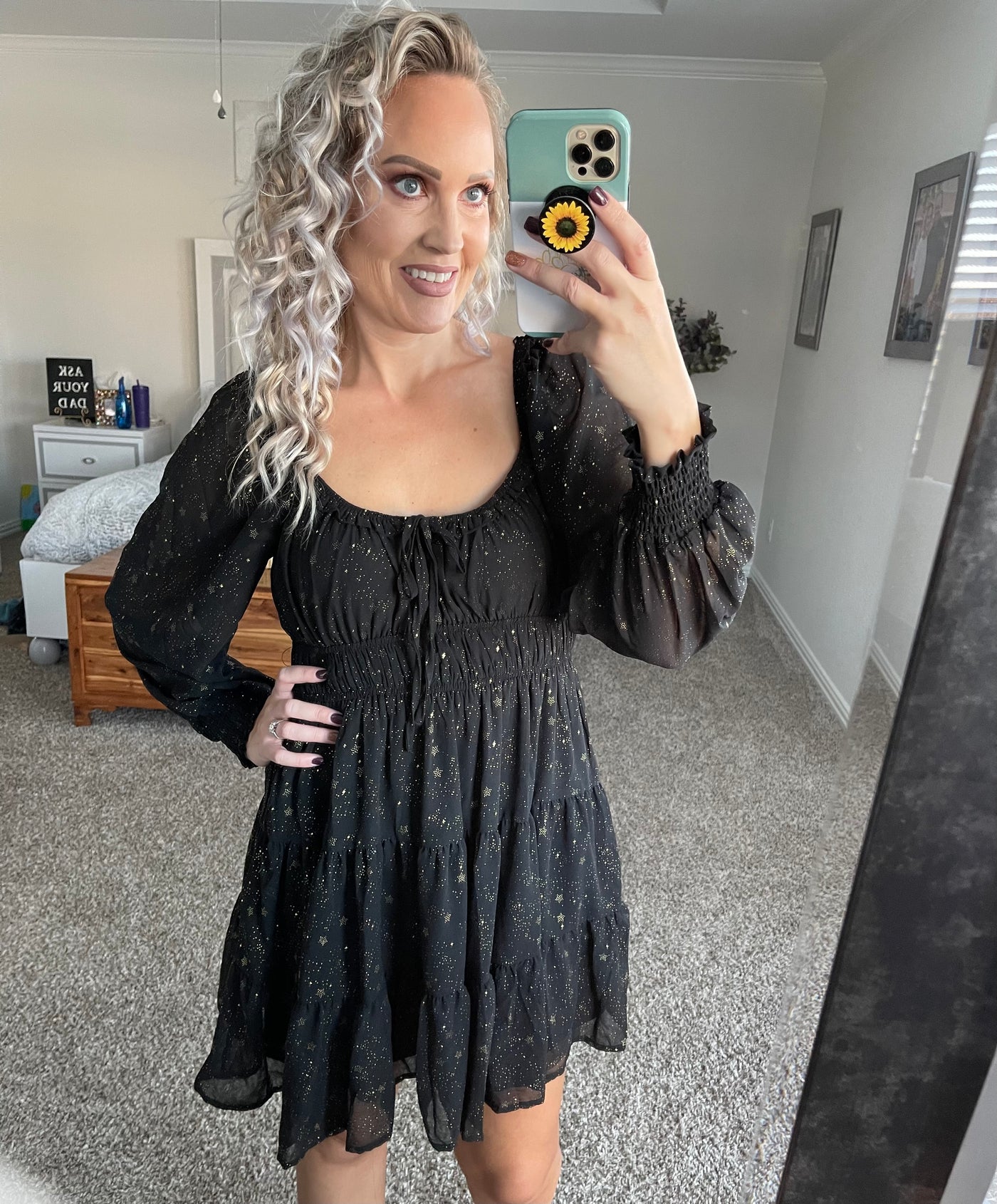 Stardust Long Sleeved Dress