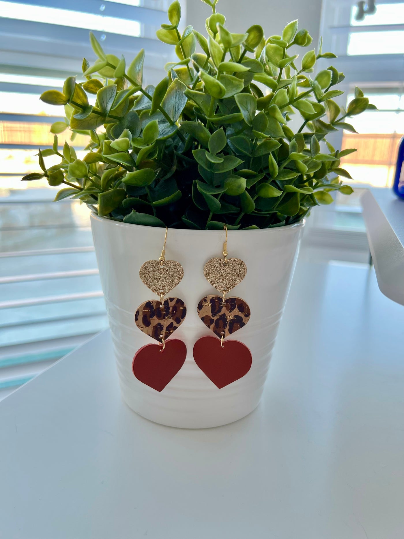 Heart earrings