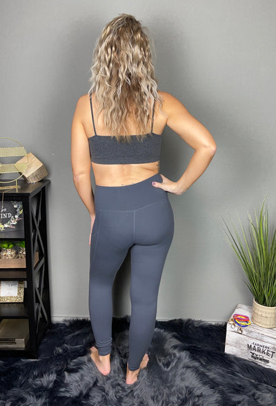 Active Belles Buttery soft leggings with reflective ankle detail