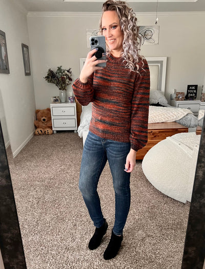 Toni heathered knit sweater