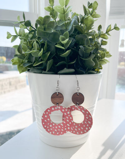 Double circle earrings