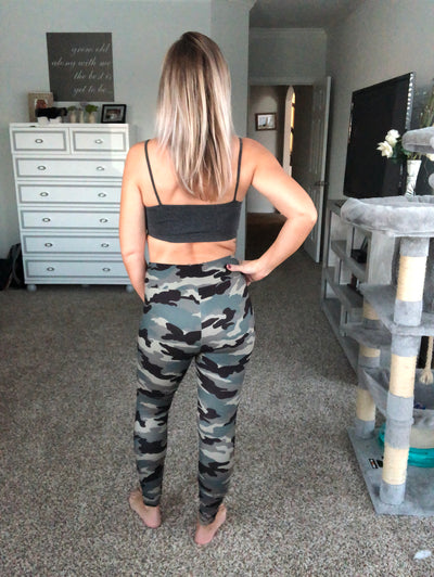 Camo Buttery Soft Moto Leggings