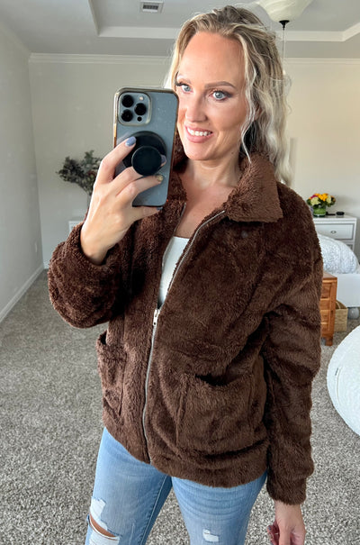 Cozy Teddy Zip Up Fleece