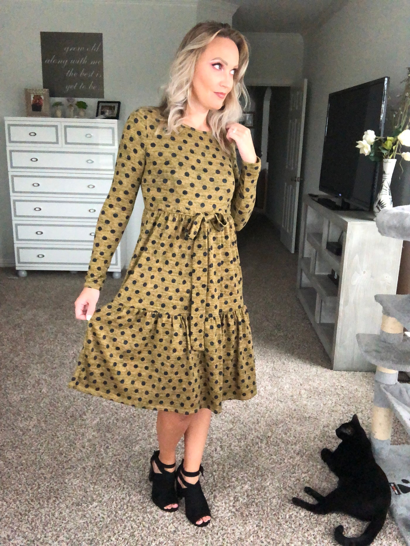 Harlow Polka Dot Dress