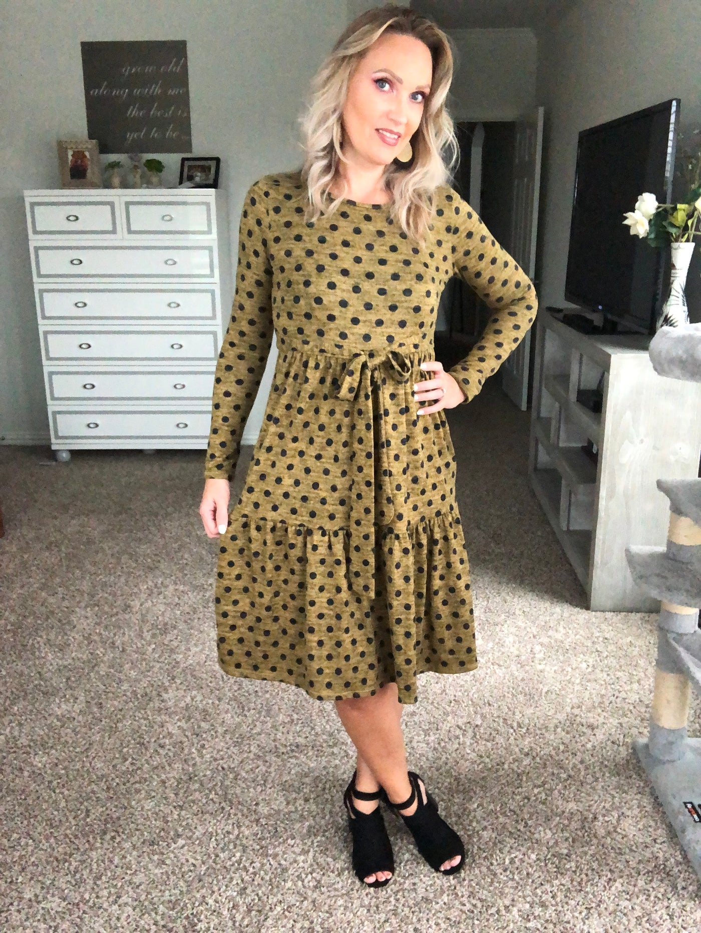 Harlow Polka Dot Dress