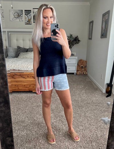 Molly jacquard textured tank
