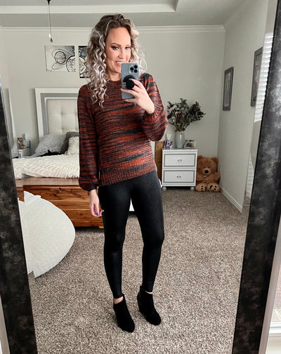 Toni heathered knit sweater