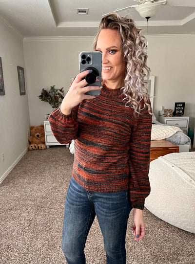 Toni heathered knit sweater