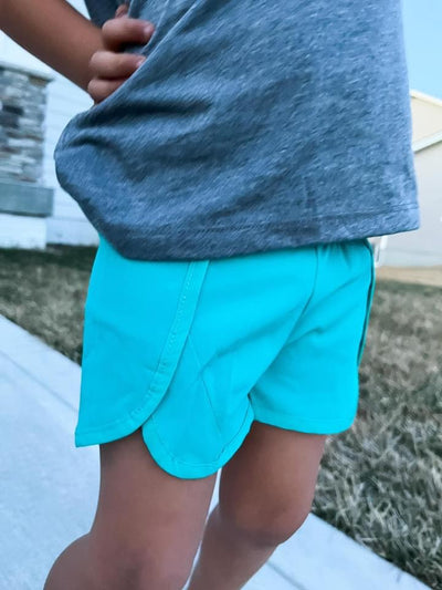 The Vibe Neon Windbreaker Shorts